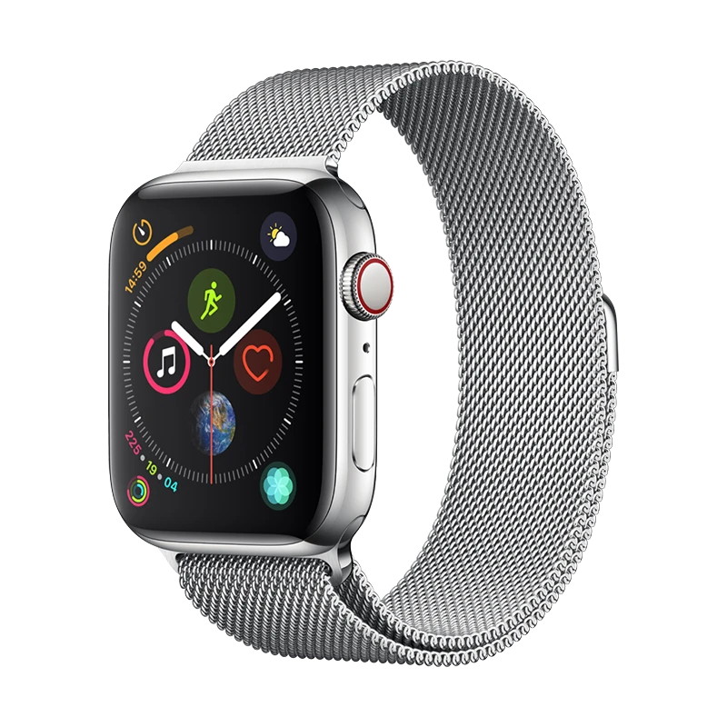 Mywatchband Zilveren Milanese Apple Watch bandje van roestvrij staal met magnetische sluiting